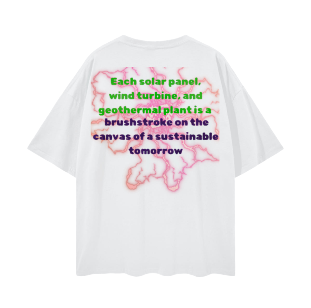 Electro-Vibe Tees Oversize (white)